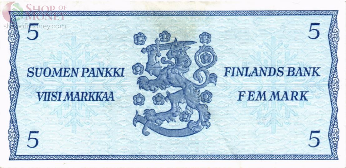 ФИНЛЯНДИЯ 5 МАРОК (Litt. B) 2