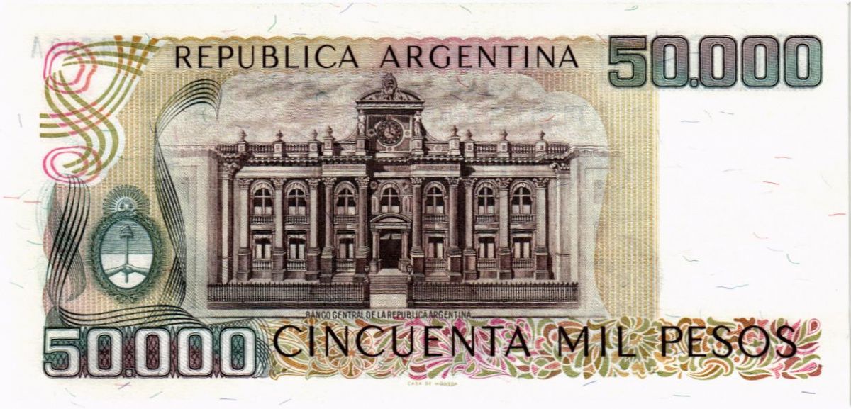 АРГЕНТИНА 50000 ПЕСО 2