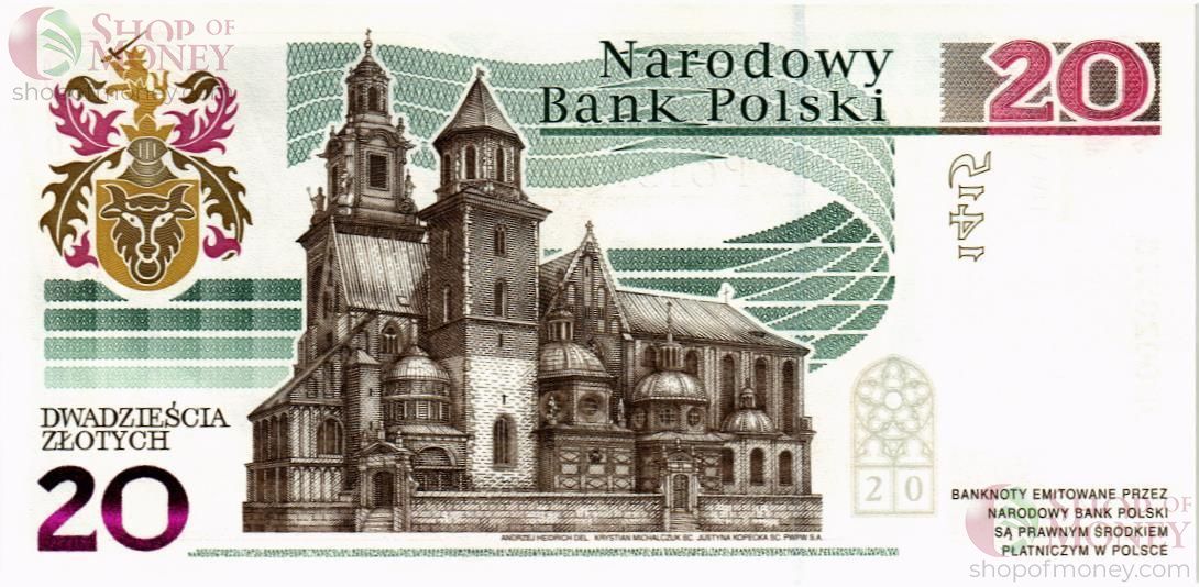 ПОЛЬША 20 ЗЛОТЫХ (В БУКЛЕТЕ) 3