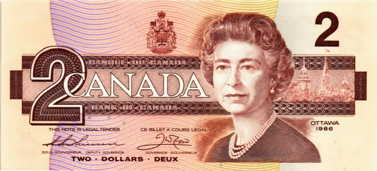 КАНАДА 2 ДОЛЛАРА 1