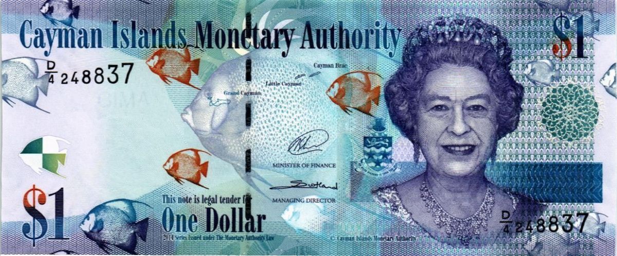 КАЙМАНОВЫ ОСТРОВА 1 ДОЛЛАР (D/4) 1