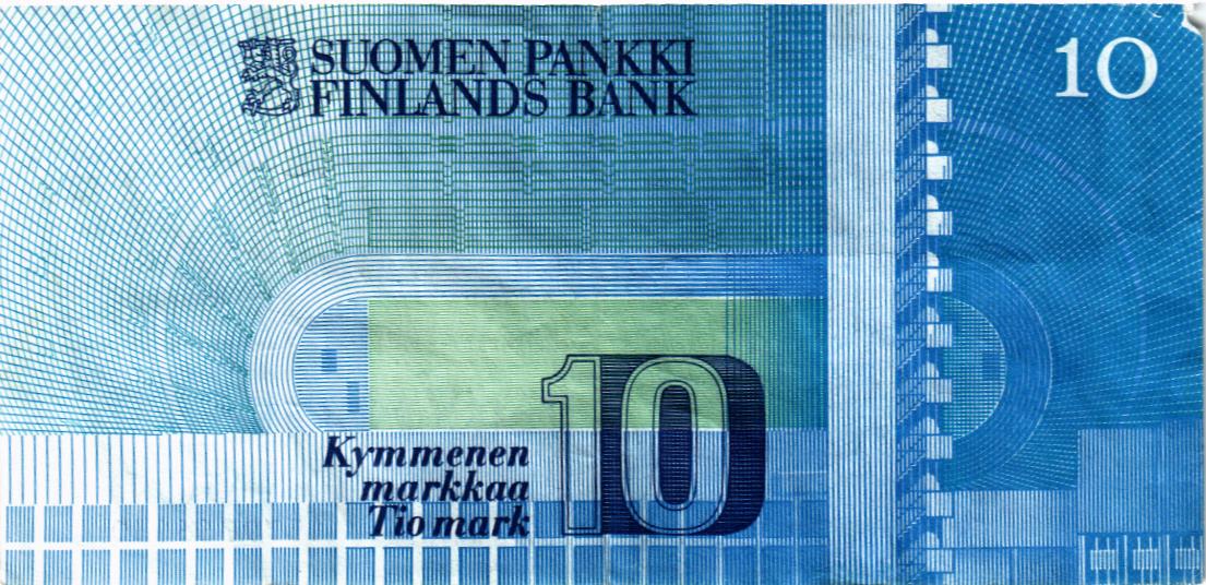 ФИНЛЯНДИЯ 10 МАРОК 2