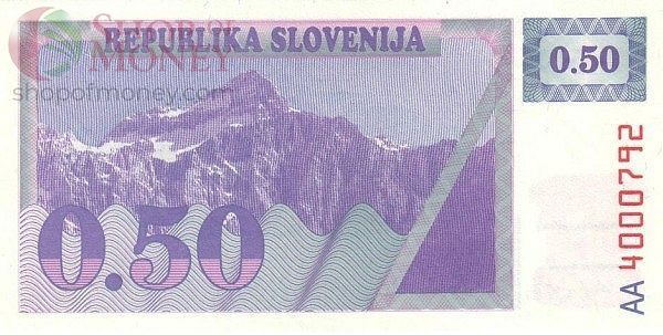 СЛОВЕНИЯ 0.5 ТОЛАР 2