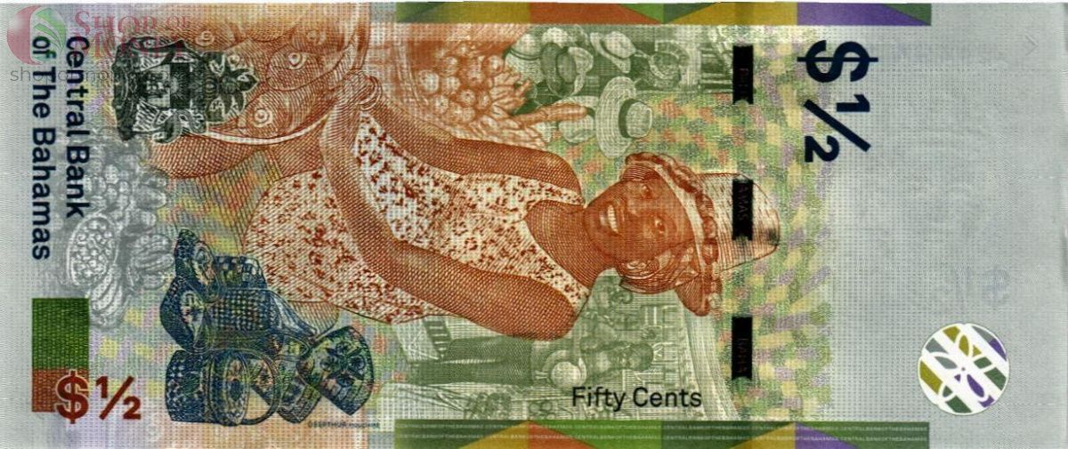 БАГАМСКИЕ ОСТРОВА 1/2 ДОЛЛАРА 2