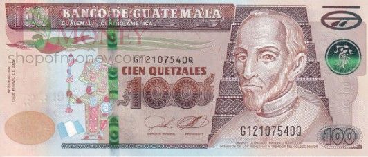 ГВАТЕМАЛА 100 КЕЦАЛЕЙ 1