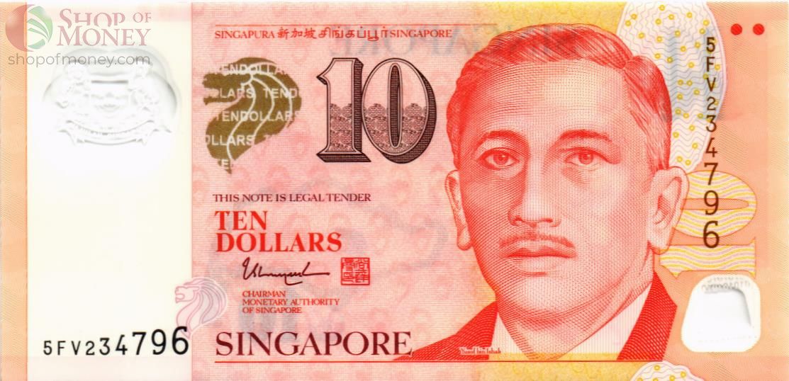 СИНГАПУР 10 ДОЛЛАРОВ 1