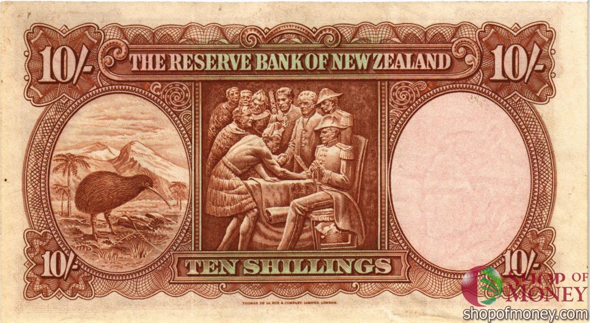 НОВАЯ ЗЕЛАНДИЯ 10 ШИЛЛИНГОВ usd 2