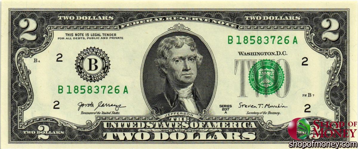 США 2 ДОЛЛАРА (B-Нью-Йорк) 1