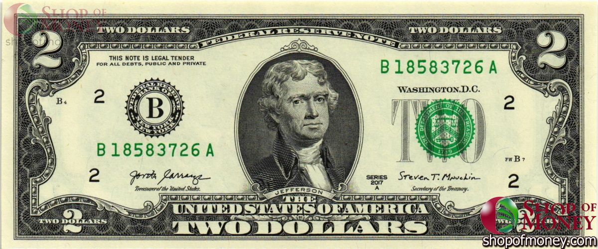 США 2 ДОЛЛАРА (B-Нью-Йорк) 1