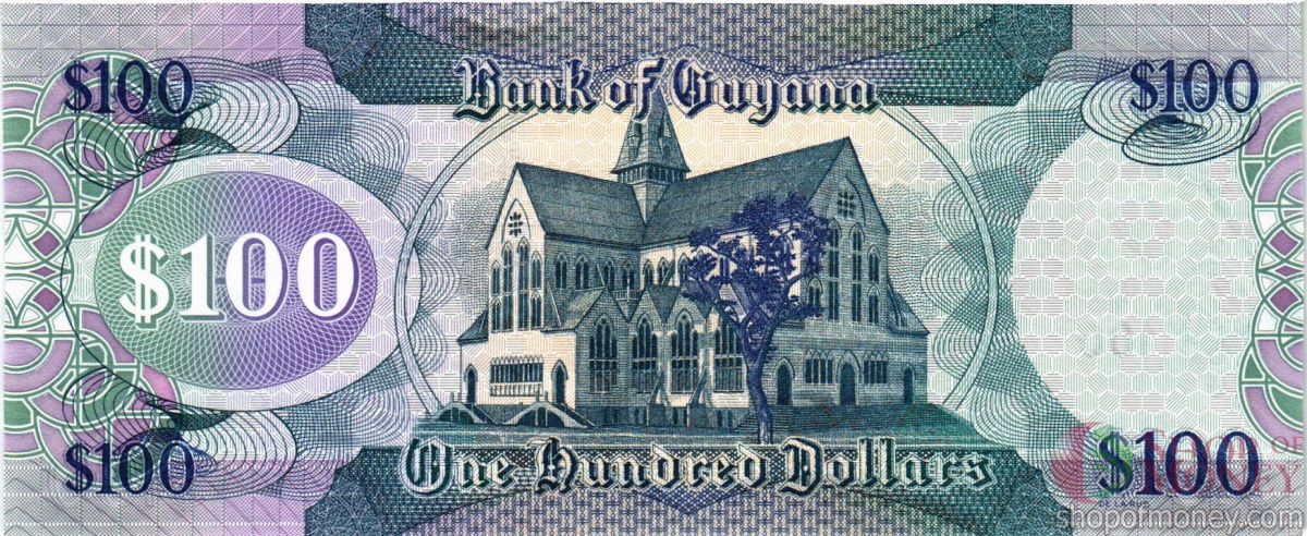 ГАЙАНА 100 ДОЛЛАРОВ 2