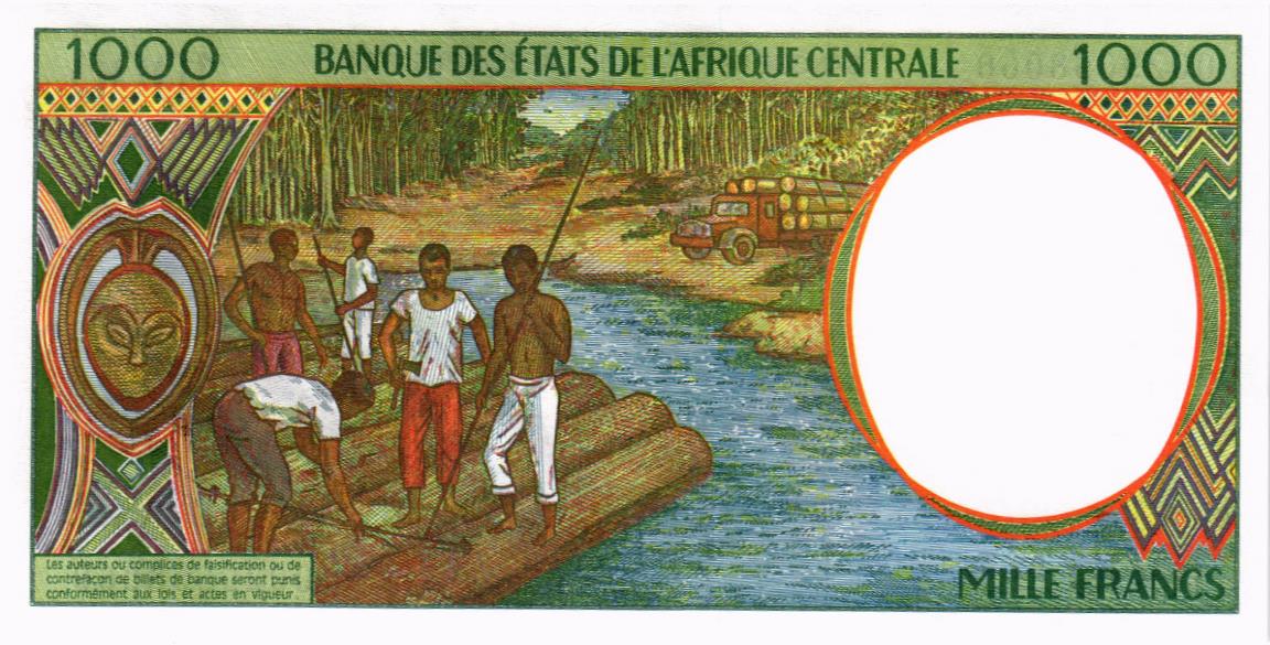 CAS - КОНГО 1000 ФРАНКОВ (C) 2