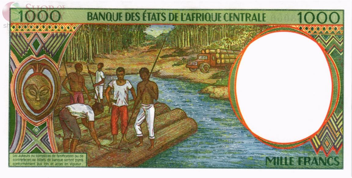 CAS - КОНГО 1000 ФРАНКОВ (C) 2