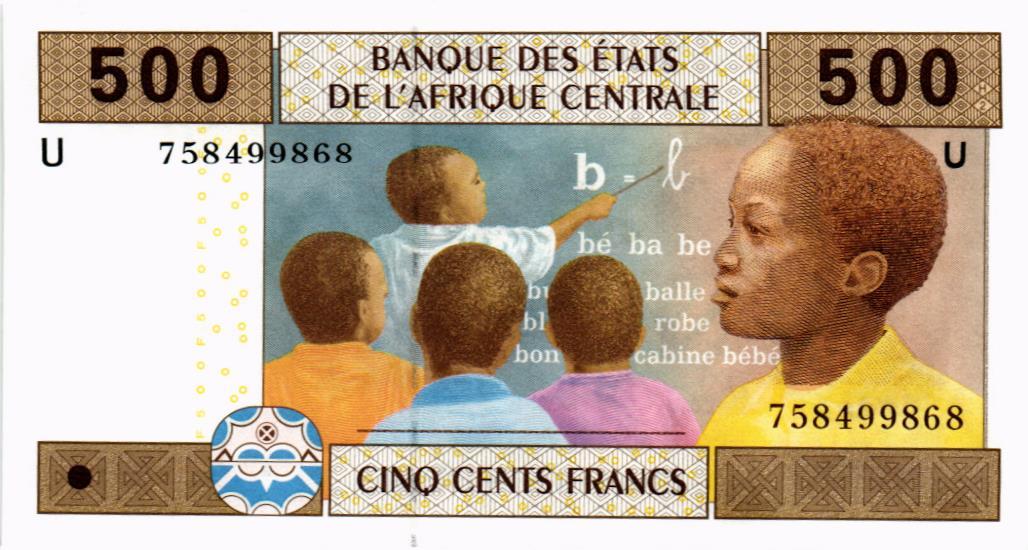 CAS - КАМЕРУН 500 ФРАНКОВ (U) 1