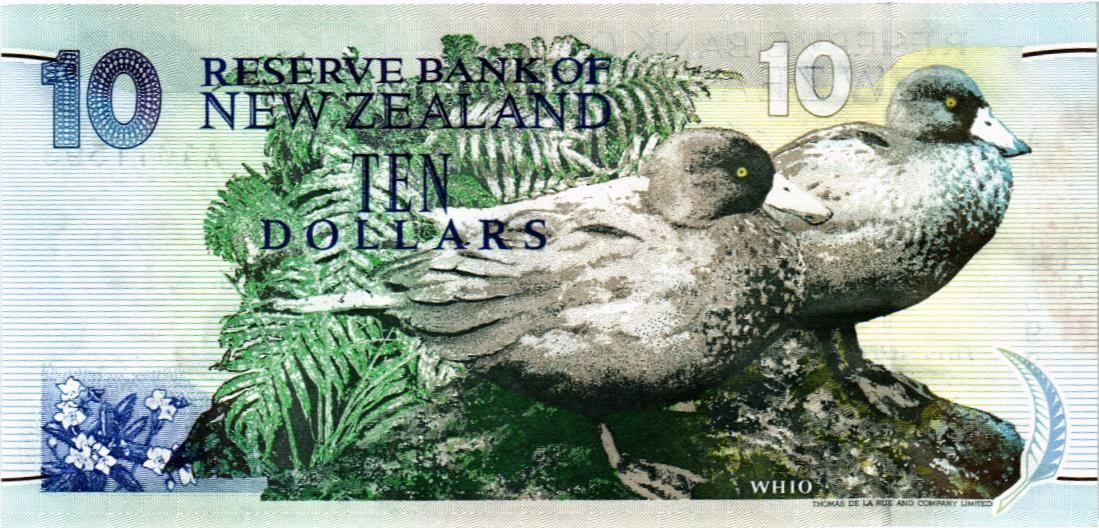 НОВАЯ ЗЕЛАНДИЯ 10 ДОЛЛАРОВ (-AA-) 2