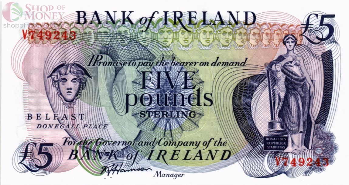 СЕВЕРНАЯ ИРЛАНДИЯ 5 ФУНТОВ (BANK OF IRELAND) 1
