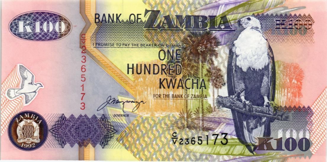 ЗАМБИЯ 100 КВАЧА 1