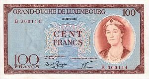 ЛЮКСЕМБУРГ 100 ФРАНКОВ 1