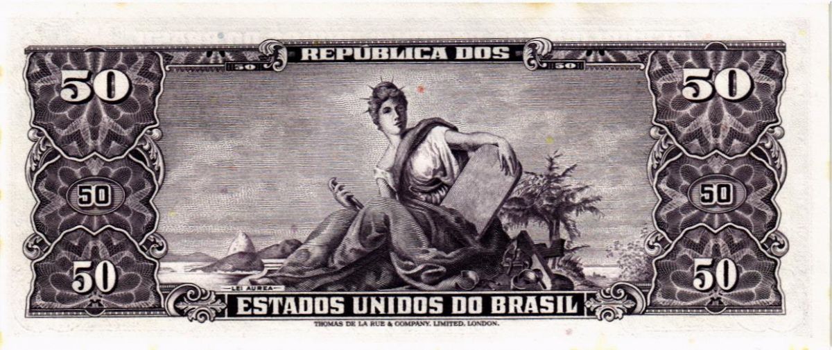 БРАЗИЛИЯ 50 КРУЗЕЙРО 2
