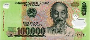 ВЬЕТНАМ 100000 ДОНГ 1