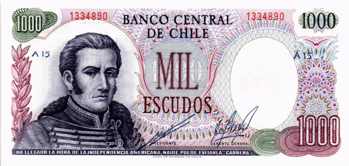 ЧИЛИ 1000 ЭСКУДО 1