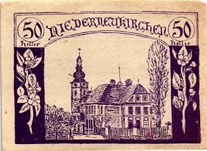 АВСТРИЯ 50 ХЕЛЛЕРОВ (НОТГЕЛЬД) 1