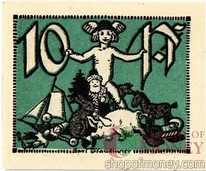 ГЕРМАНИЯ 10 ПФЕННИГОВ (НОТГЕЛЬД) 2