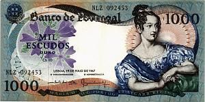 ПОРТУГАЛИЯ 1000 ЭСКУДО 1