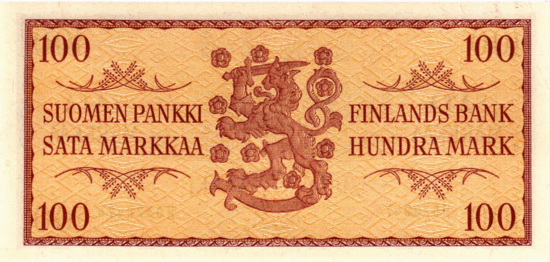 ФИНЛЯНДИЯ 100 МАРОК 2