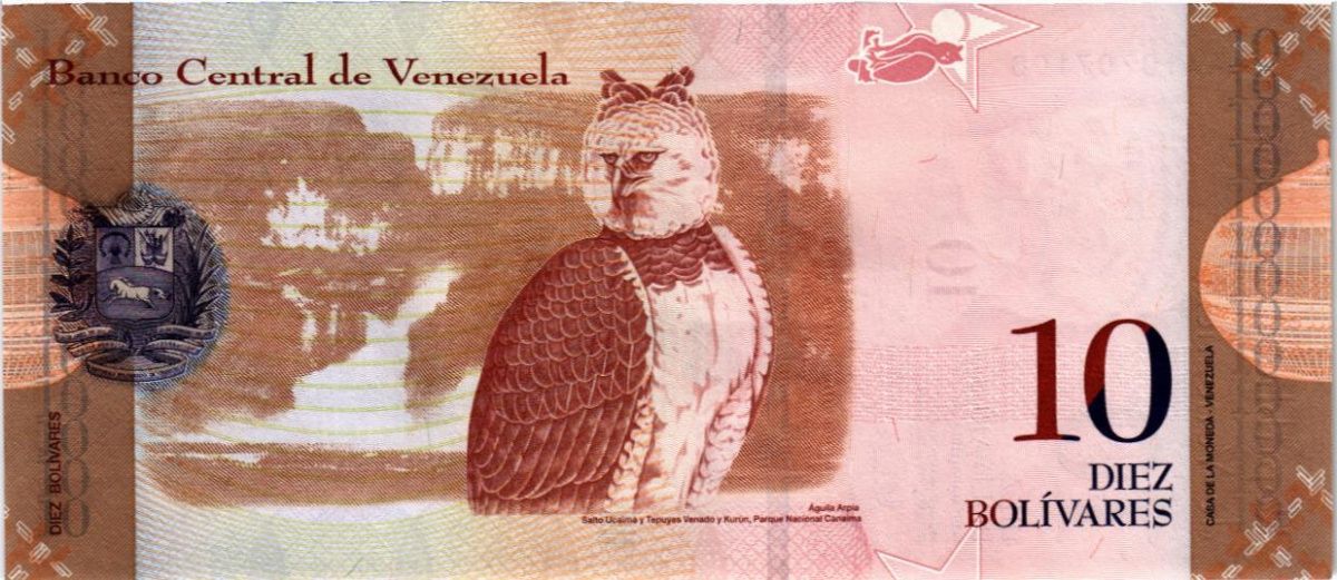 ВЕНЕСУЭЛА 10 БОЛИВАР 2
