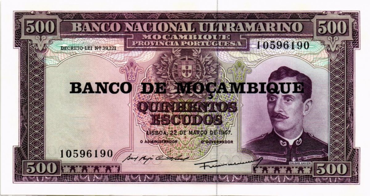 МОЗАМБИК 500 ЭСКУДО 1