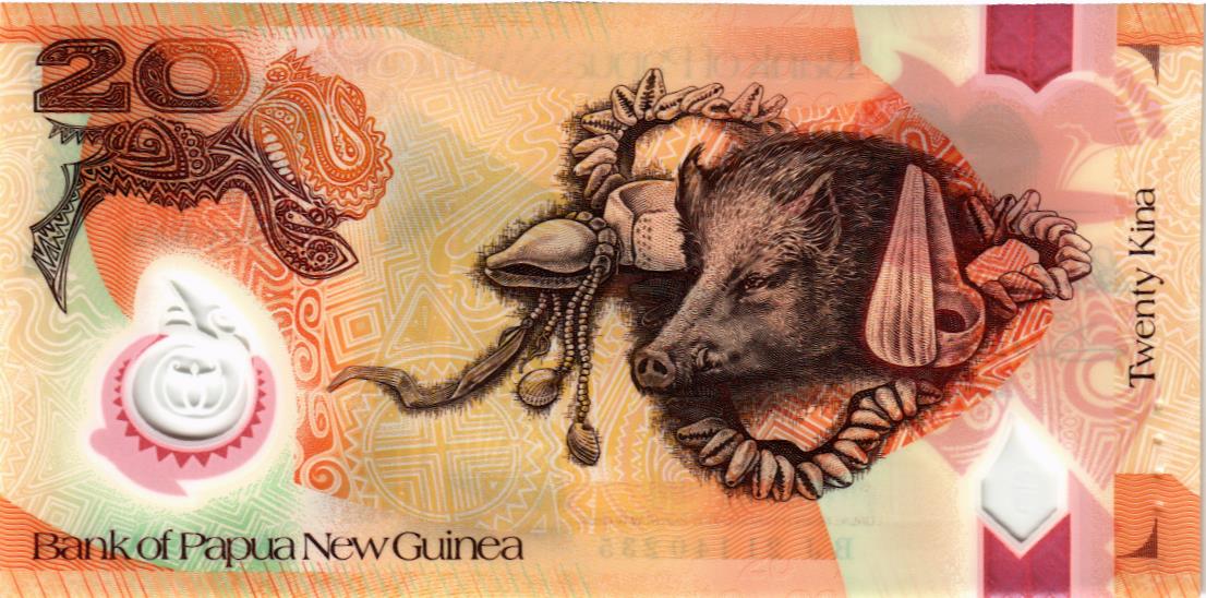 ПАПУА-НОВАЯ ГВИНЕЯ 20 КИНА 2