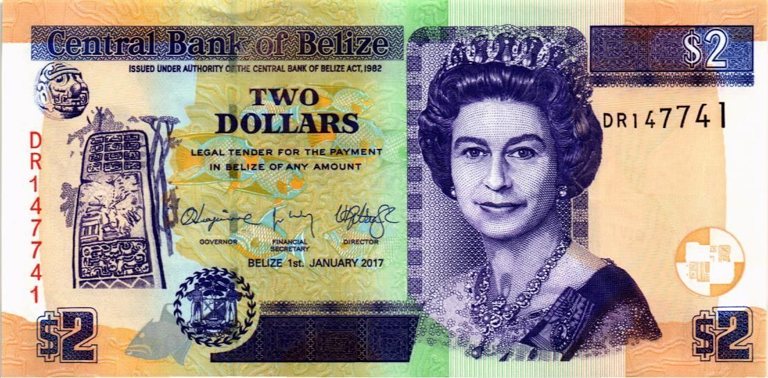 БЕЛИЗ 2 ДОЛЛАРА (#DR147741 - РАДАР) 1