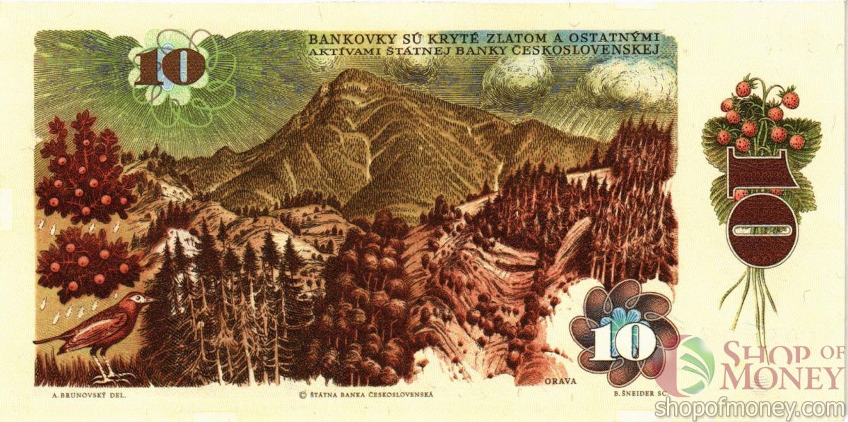 ЧЕХОСЛОВАКИЯ 10 КРОН 2
