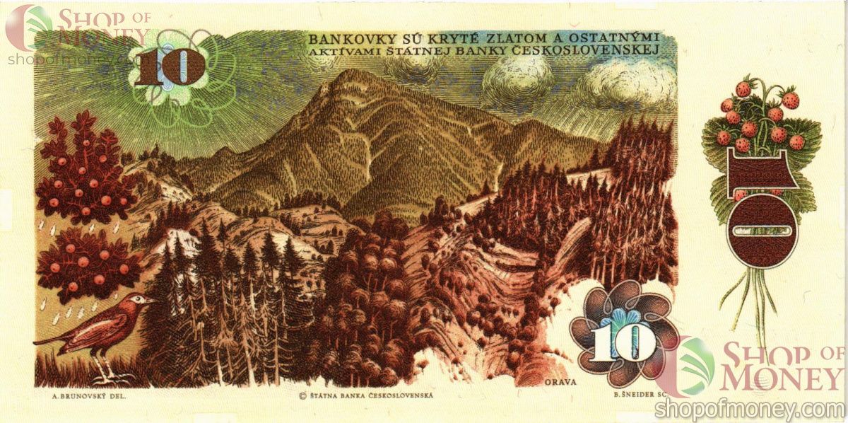 ЧЕХОСЛОВАКИЯ 10 КРОН 2