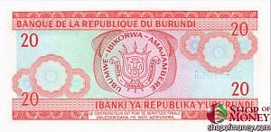 БУРУНДИ 20 ФРАНКОВ 2
