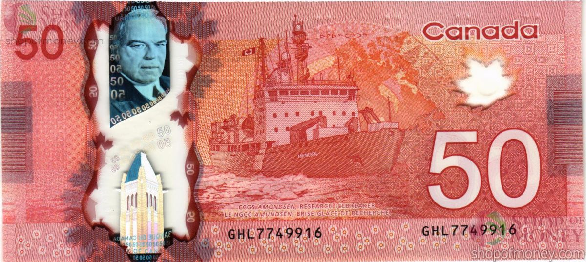 КАНАДА 50 ДОЛЛАРОВ 2