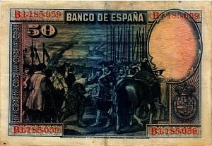 ИСПАНИЯ 50 ПЕСЕТ 2