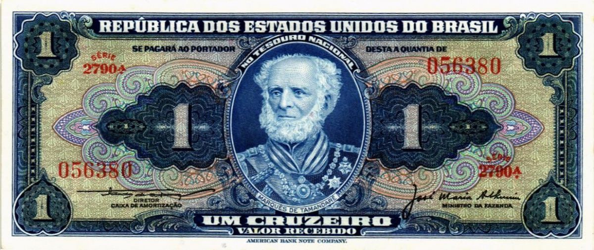 БРАЗИЛИЯ 1 КРУЗЕЙРО 1