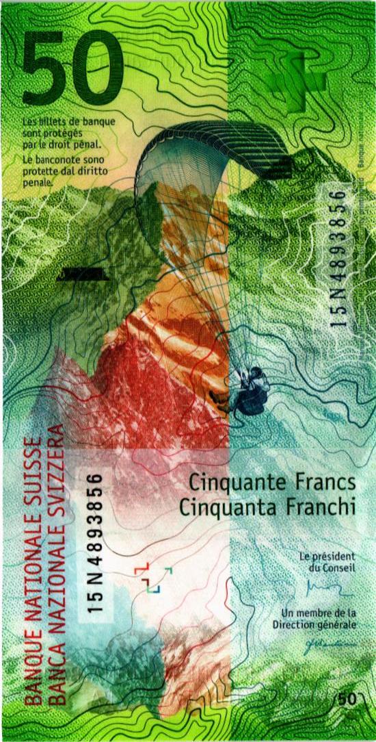ШВЕЙЦАРИЯ 50 ФРАНКОВ 2