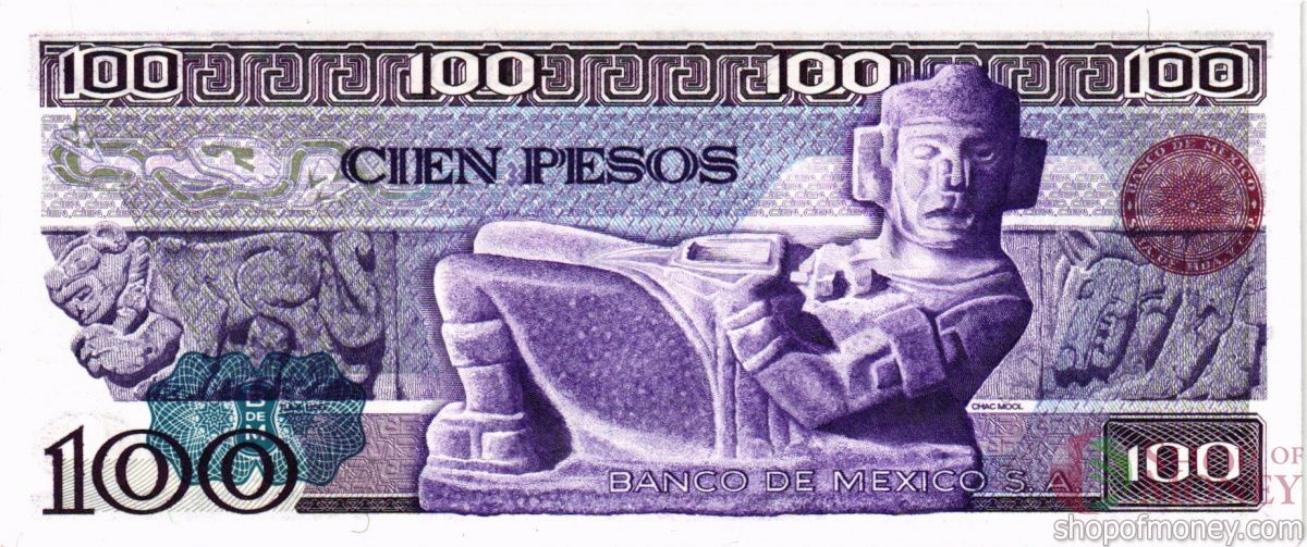 МЕКСИКА 100 ПЕСО (-KF- СЕРИЯ) 2
