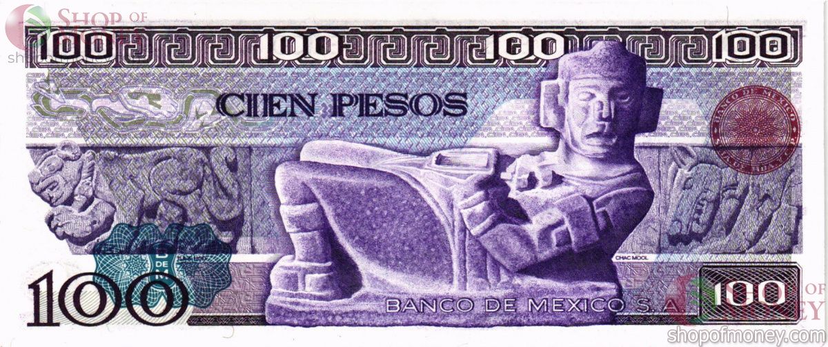 МЕКСИКА 100 ПЕСО (-KF- СЕРИЯ) 2