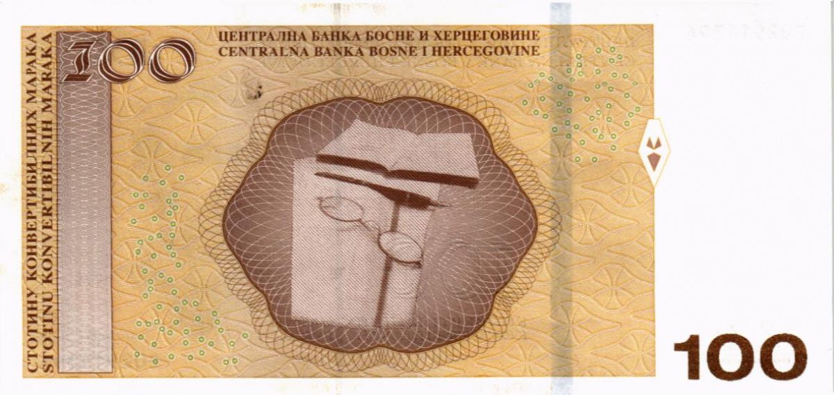 БОСНИЯ И ГЕРЦЕГОВИНА 100 МАРКА 2