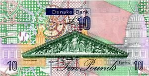 СЕВЕРНАЯ ИРЛАНДИЯ 10 ФУНТОВ (DANSKE BANK) 2