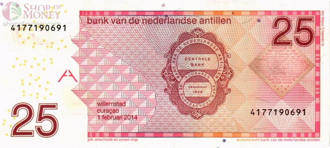 НИДЕРЛАНДСКИЕ АНТИЛЬСКИЕ ОСТРОВА 25 ГУЛЬДЕНОВ 2