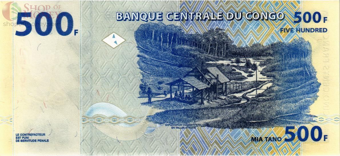КОНГО ДР 500 ФРАНКОВ 2
