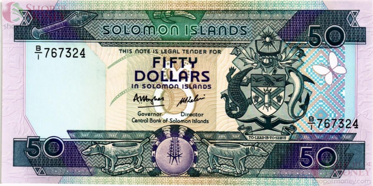 СОЛОМОНОВЫ ОСТРОВА 50 ДОЛЛАРОВ (B/1) 1