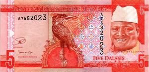 ГАМБИЯ 5 ДАЛАСИ 1