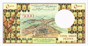 ДЖИБУТИ 5000 ФРАНКОВ 2