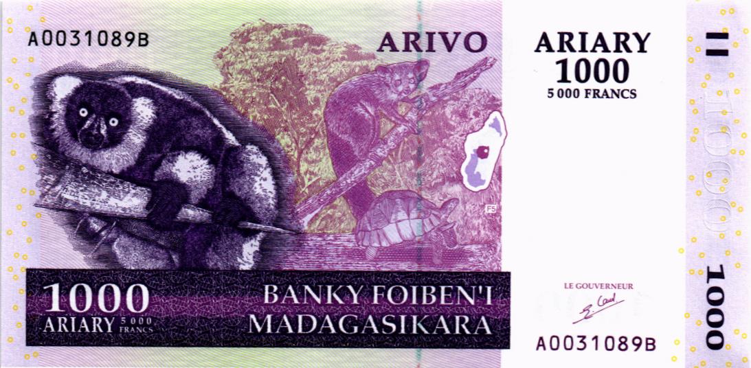 МАДАГАСКАР 1000 АРИАРИ 1