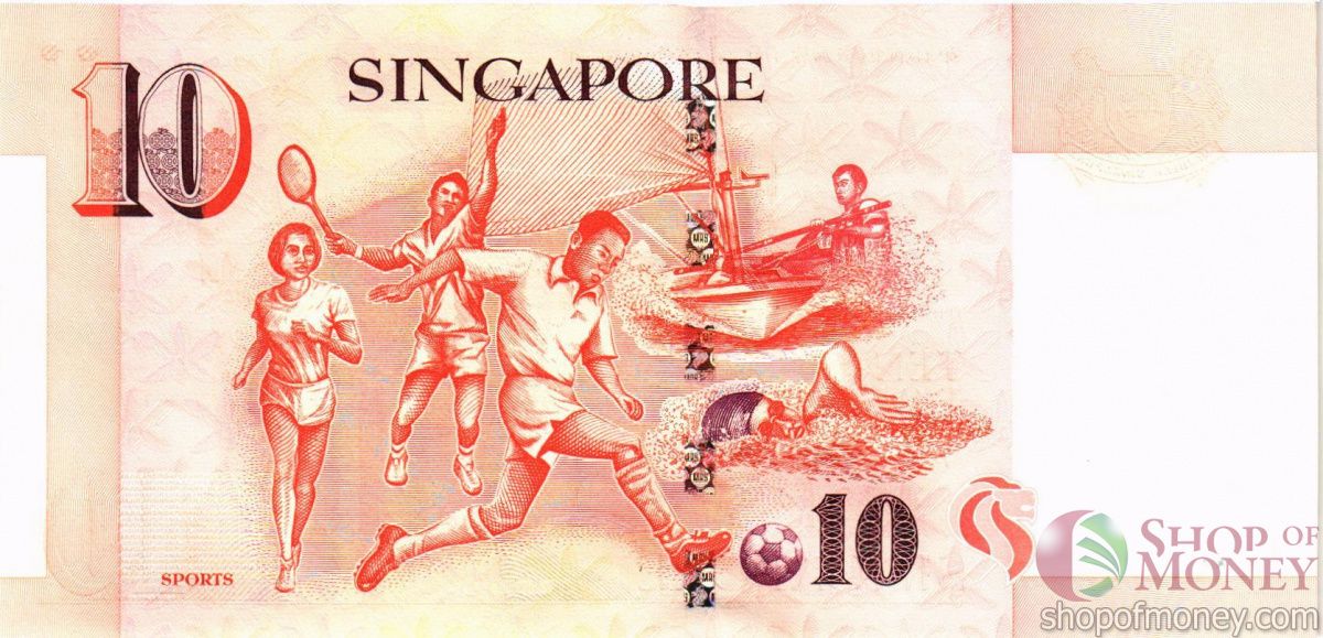 СИНГАПУР 10 ДОЛЛАРОВ 2